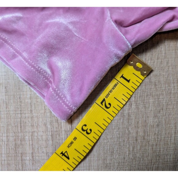 NWT Urban Outfitters Size S Velvet Romper Maddie Tie Front Lilac Glam Party $59 - Picture 12 of 12